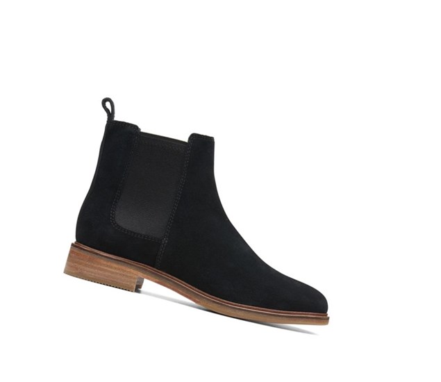 Clarks Arlo Semisove Chelsea Cizmy Damske Čierne | XTGB-13047