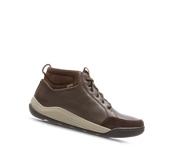 Clarks Ashcombe Stredne Gore-tex Kozene Outdoorove Topanky Panske Tmavo Hnede | OJZL-65807