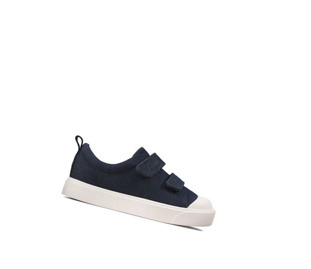 Clarks City Bright Casual Obuv Chlapcenske Námornícka Modrá | LQDE-51962