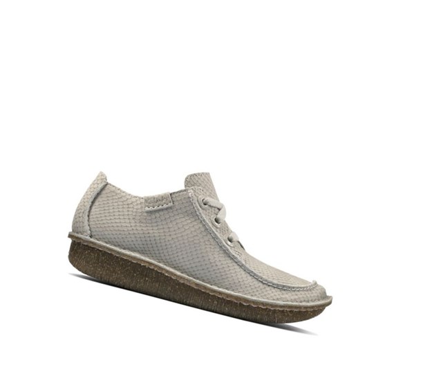 Clarks Funny Dream Nubuck Balerinky Damske Svetlo Siva | UAJV-69852