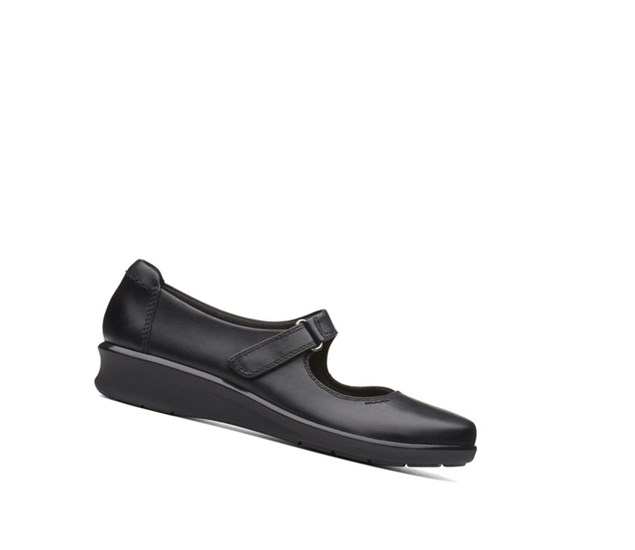 Clarks Hope Henley Kozene Balerinky Damske Čierne | YTHI-24190