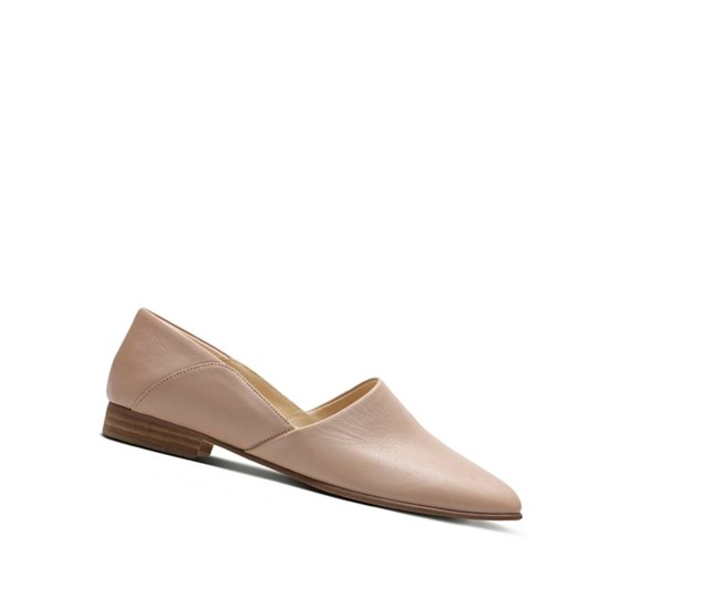 Clarks Pure Tone Kozene Siroke Topanky Fit Slip On Tenisky Damske Skin | NLEA-50381