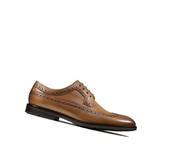 Clarks Ronnie Limit Kozene Brogue Topanky Panske Hnede | NUYS-13405