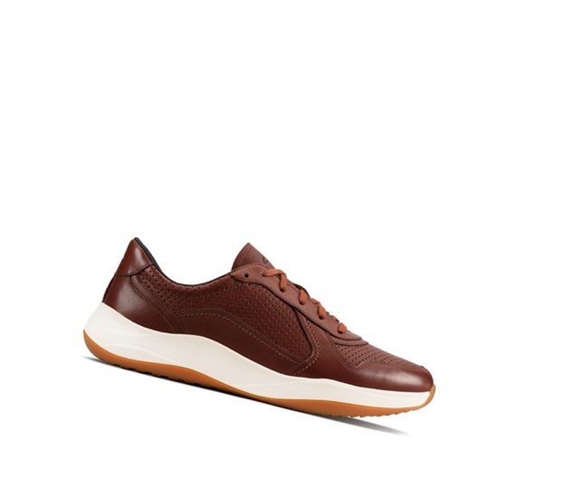 Clarks Sift Speed Kozene Tenisky Panske Hnede | GLPS-02537