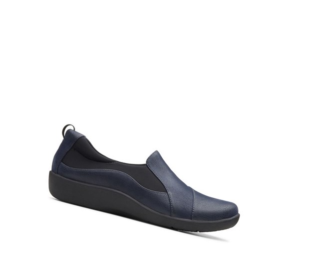 Clarks Sillian Paz Slip On Tenisky Damske Námornícka Modrá | ORNI-76081