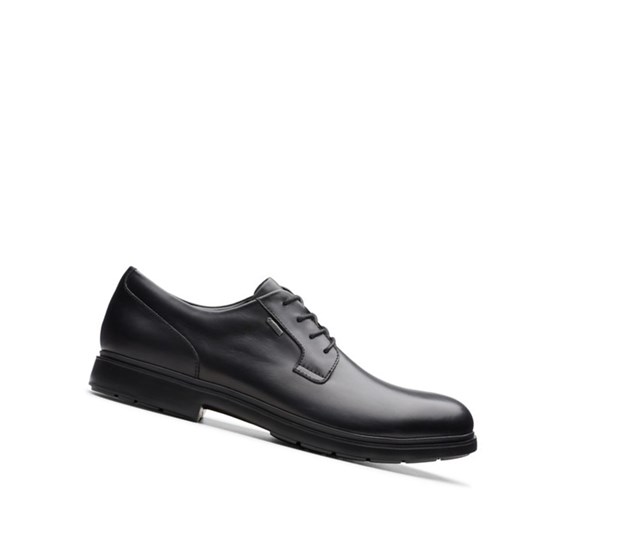 Clarks Un Tailor Go Gore-tex Kozene Kozene Topanky Panske Čierne | JDTX-74265