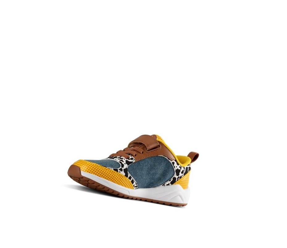 Clarks Aeon Howdy Tenisky Dievcenske Modre | SNMT-62379