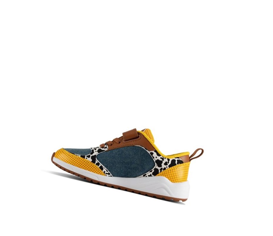 Clarks Aeon Howdy Tenisky Dievcenske Modre | SNMT-62379