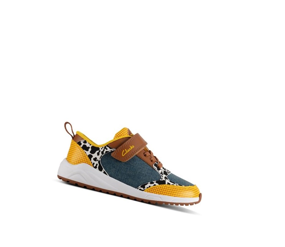 Clarks Aeon Howdy Tenisky Dievcenske Modre | SNMT-62379