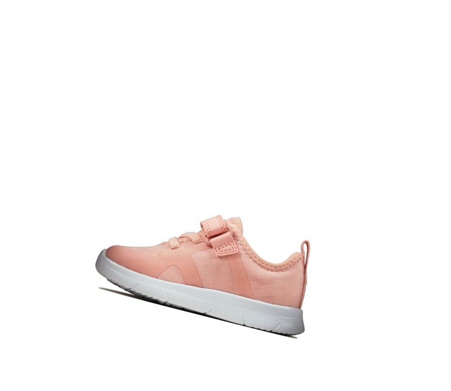 Clarks Ath Flux Textilne Casual Obuv Chlapcenske Svetlo Ruzove | EIJS-36094