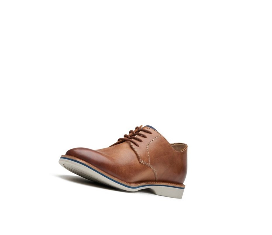 Clarks Atticus Cipkovane Kozene Mokasiny Panske Hnede | DFEQ-51029