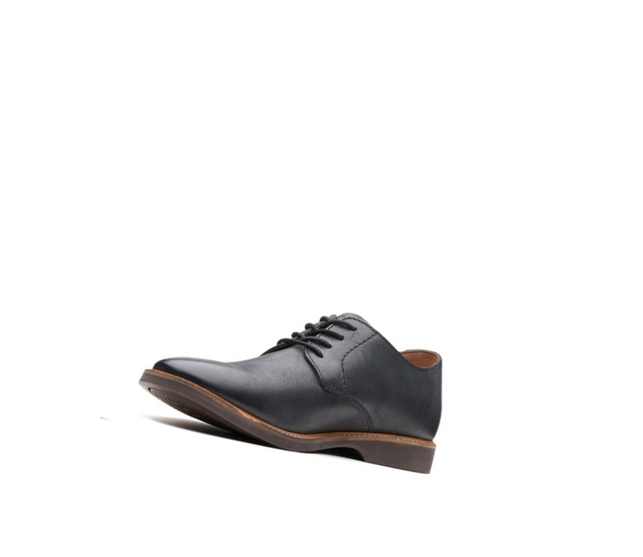 Clarks Atticus Cipkovane Kozene Mokasiny Panske Čierne | JNRP-52174