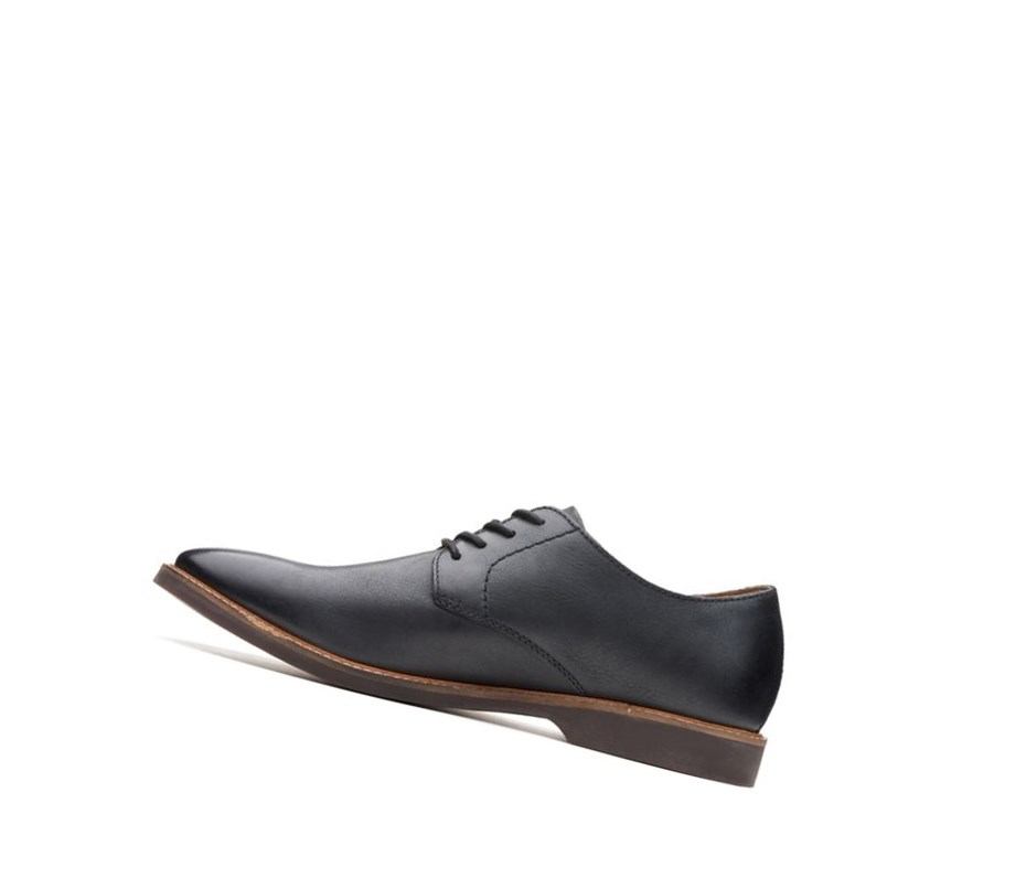 Clarks Atticus Cipkovane Kozene Mokasiny Panske Čierne | JNRP-52174