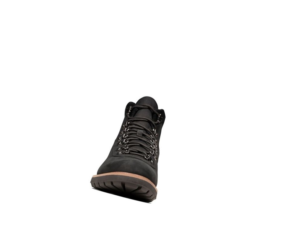 Clarks Batcombe Alp Gore-tex Nubuck Outdoorove Topanky Panske Čierne | RNVA-01984