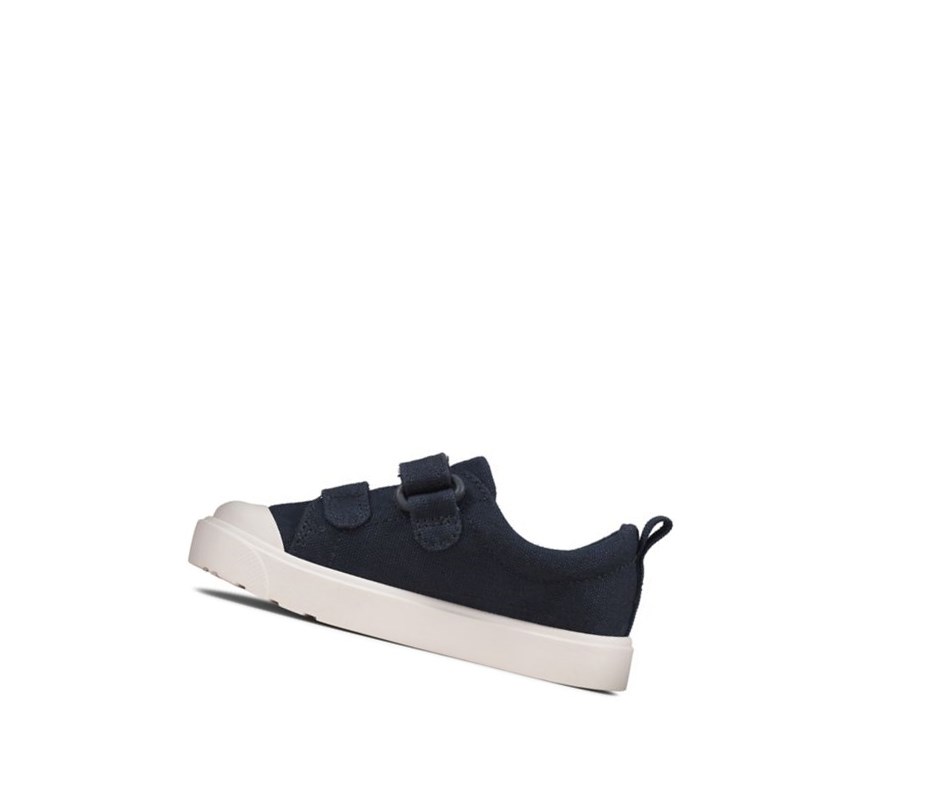 Clarks City Bright Casual Obuv Dievcenske Námornícka Modrá | UFTQ-52893