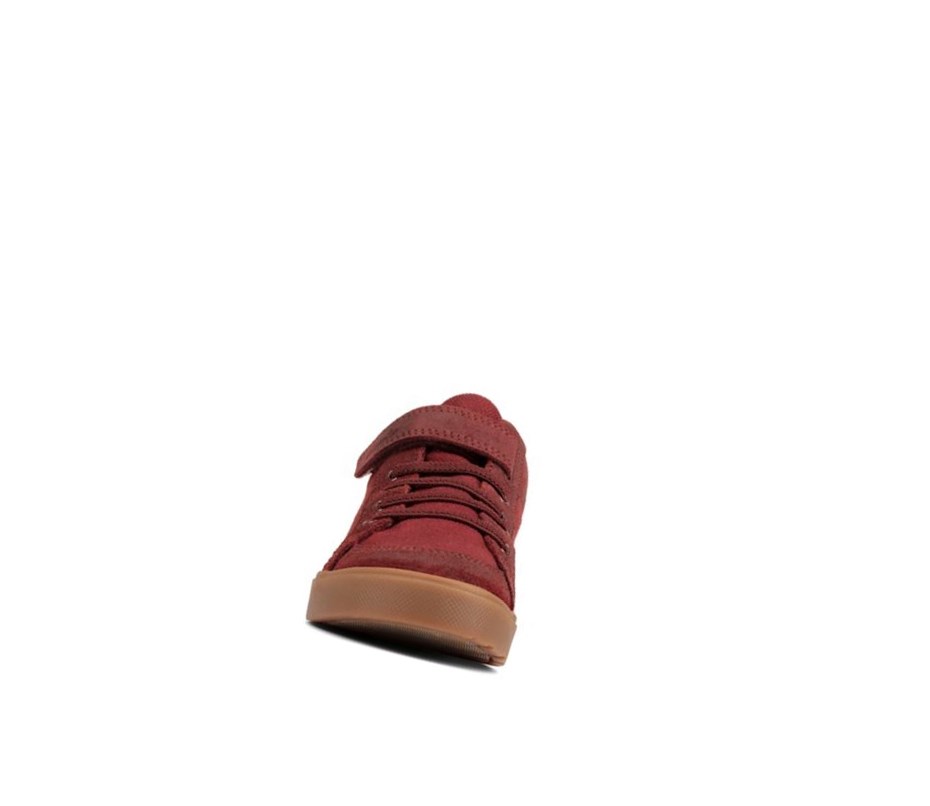 Clarks City Hop Casual Obuv Chlapcenske Bordove | RJOB-10389