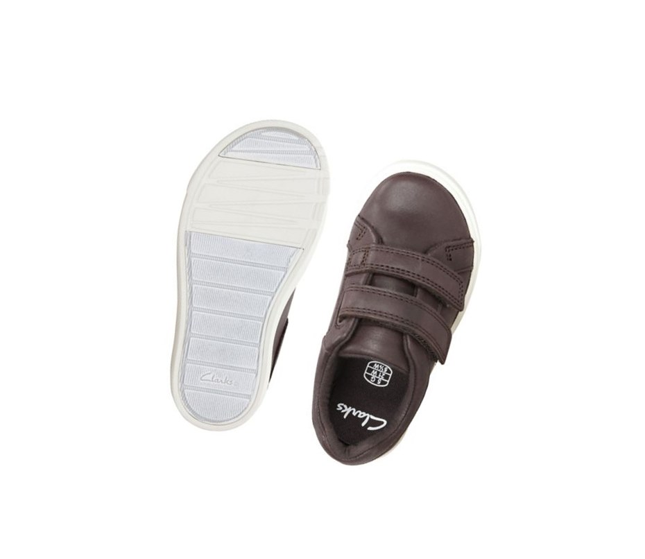 Clarks City Oasis Lo Kozene Kozene Topanky Dievcenske Hnede | YGUF-26198