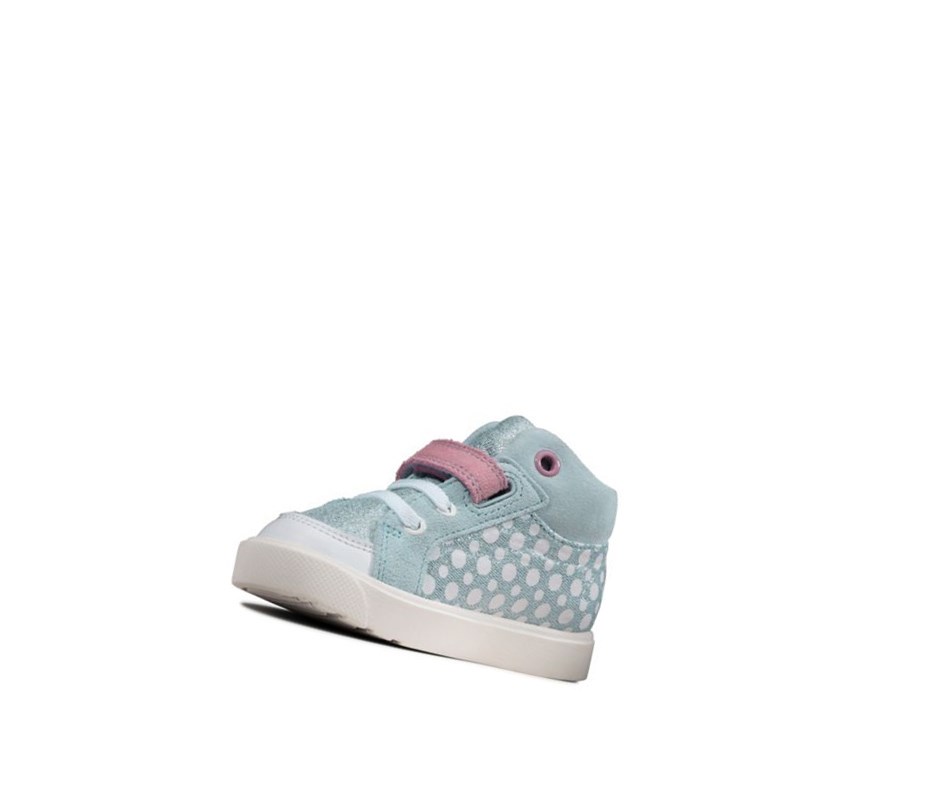 Clarks City Pop Casual Obuv Chlapcenske Svetlo Modre | NZPG-53972