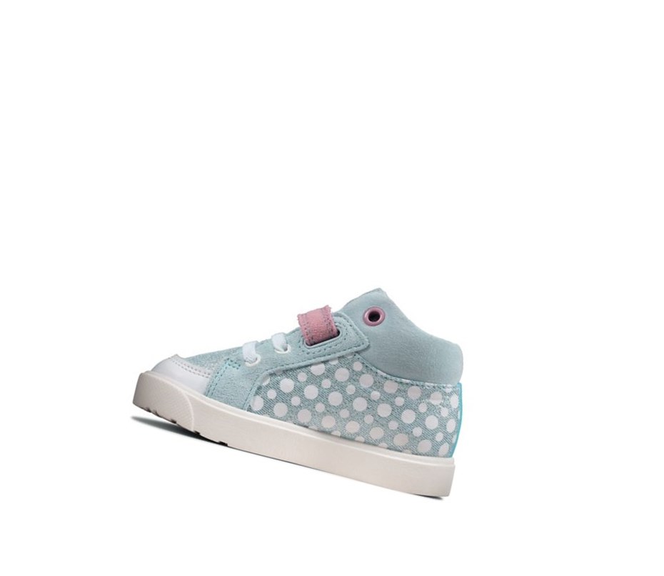 Clarks City Pop Casual Obuv Chlapcenske Svetlo Modre | NZPG-53972