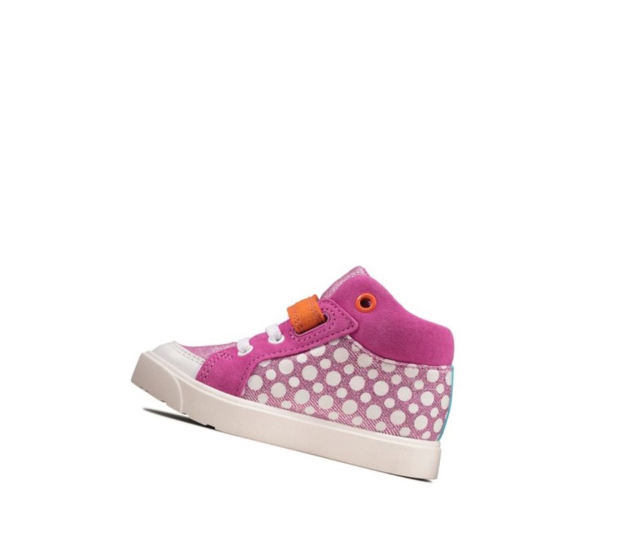 Clarks City Pop Casual Obuv Chlapcenske Ruzove | RULI-64597