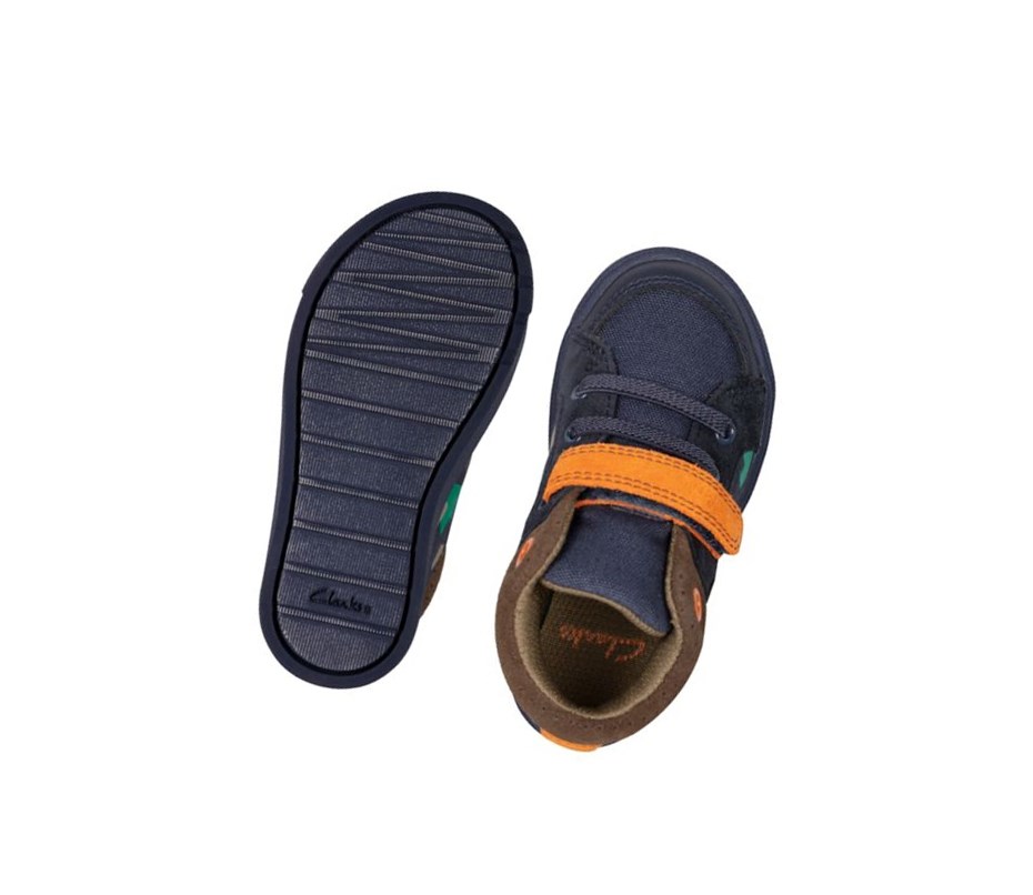 Clarks City Pop Casual Obuv Dievcenske Námornícka Modrá | VSCL-57104