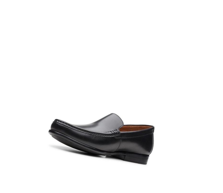 Clarks Claude Plain Mokasiny Panske Čierne | AZRO-61852