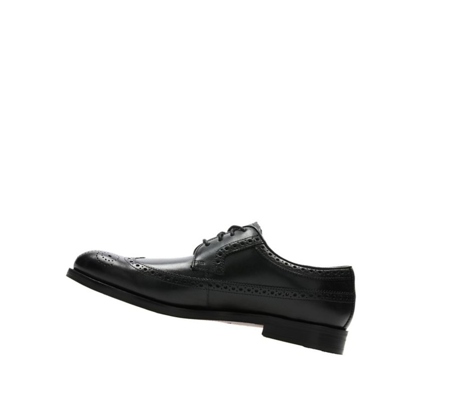 Clarks Coling Limit Kozene Brogue Topanky Panske Čierne | VATD-39467