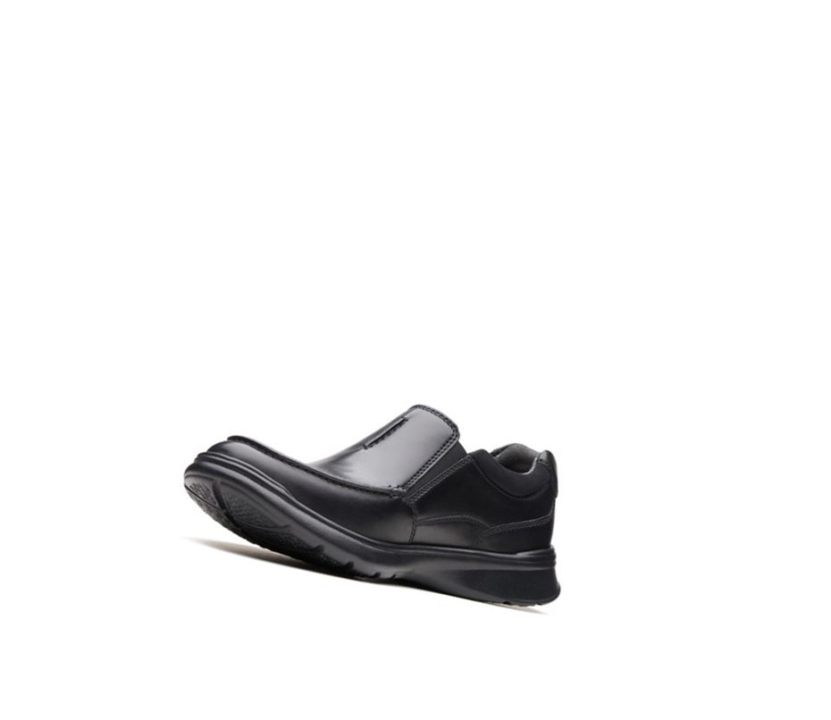 Clarks Cotrell Free Smooth Kozene Siroke Topanky Fit Kozene Topanky Panske Čierne | ERHG-52347