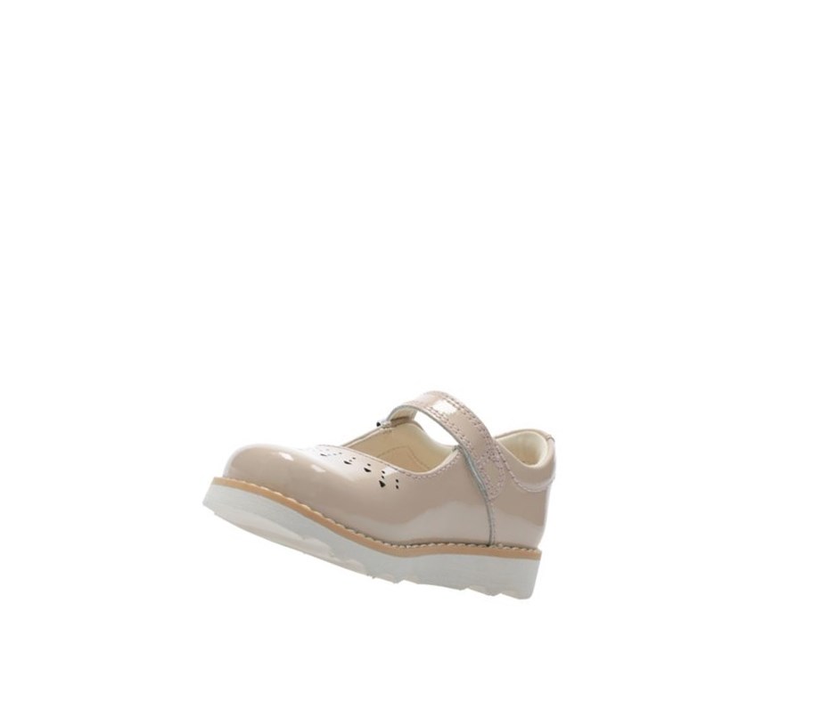 Clarks Crown Jump Kozene Topanky Mary Janes Dievcenske Skin | JOZG-26154