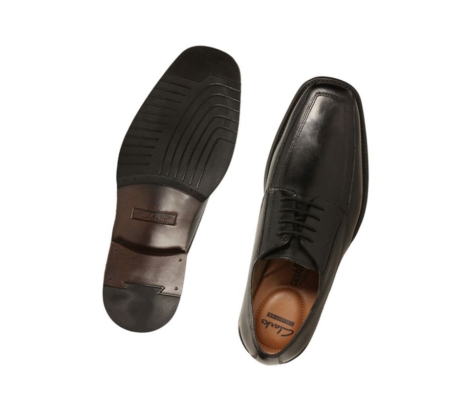 Clarks Driggs Walk Kozene Vychadzkove Topanky Panske Čierne | AHTP-38792