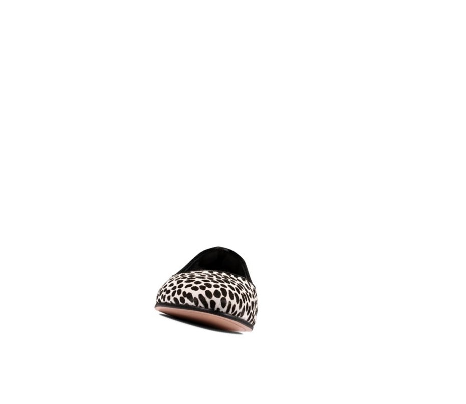 Clarks Grace Piper Print Kozene Balerinky Damske Leopardie | NYQJ-07193