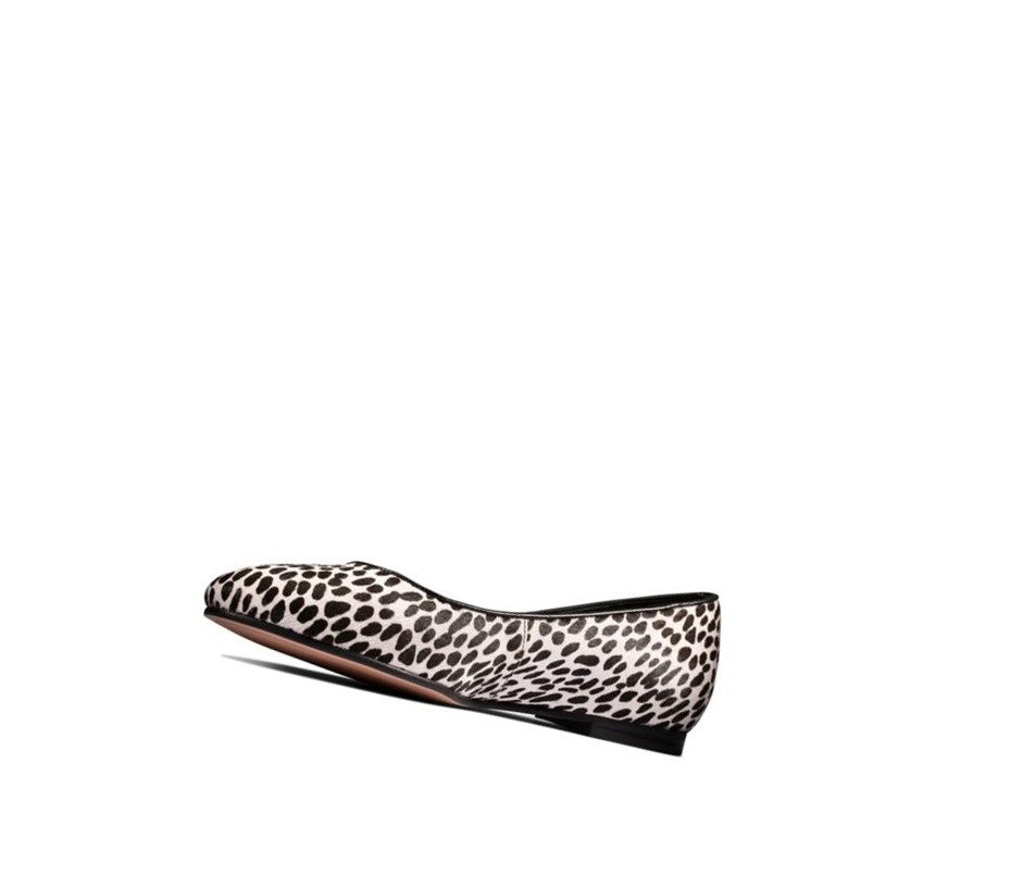 Clarks Grace Piper Print Kozene Balerinky Damske Leopardie | NYQJ-07193