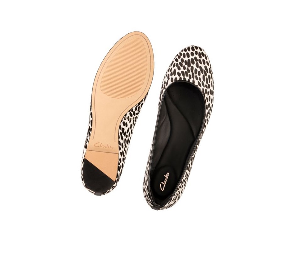 Clarks Grace Piper Print Kozene Siroke Topanky Fit Kozene Topanky Damske Leopardie | CFDG-78943