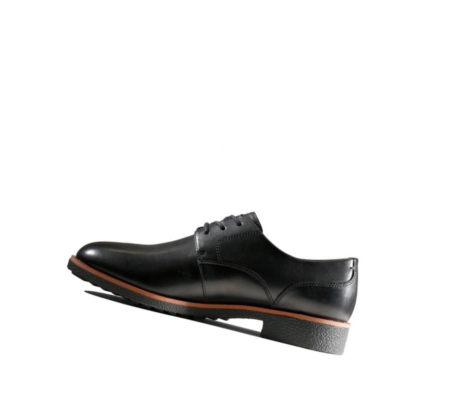 Clarks Griffin Lane Kozene Snurovacie Topanky Damske Čierne | IGON-69502