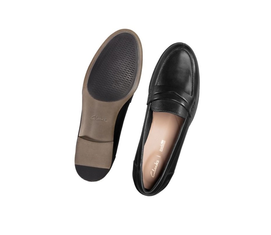 Clarks Hamble Kozene Balerinky Damske Čierne | MDSG-35480