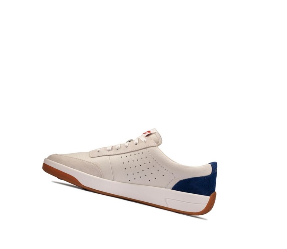 Clarks Hero Air Cipkovane Balerinky Damske Biele Modre | BYRZ-91230