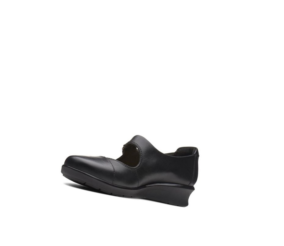 Clarks Hope Henley Kozene Balerinky Damske Čierne | YTHI-24190