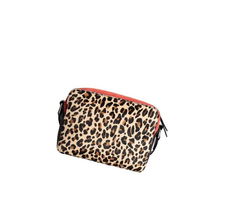 Clarks Marva Cove Print Kozene Leather Bags Damske Leopardie | GUIA-15024