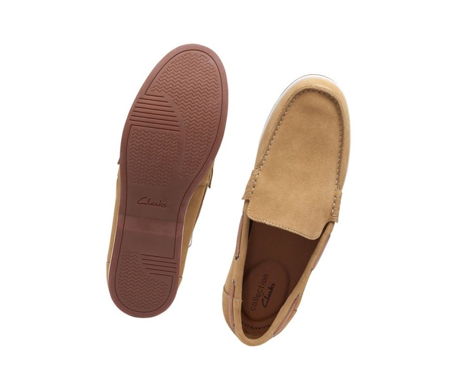 Clarks Morven Sun Semisove Mokasiny Panske Hnede | DAIN-83610