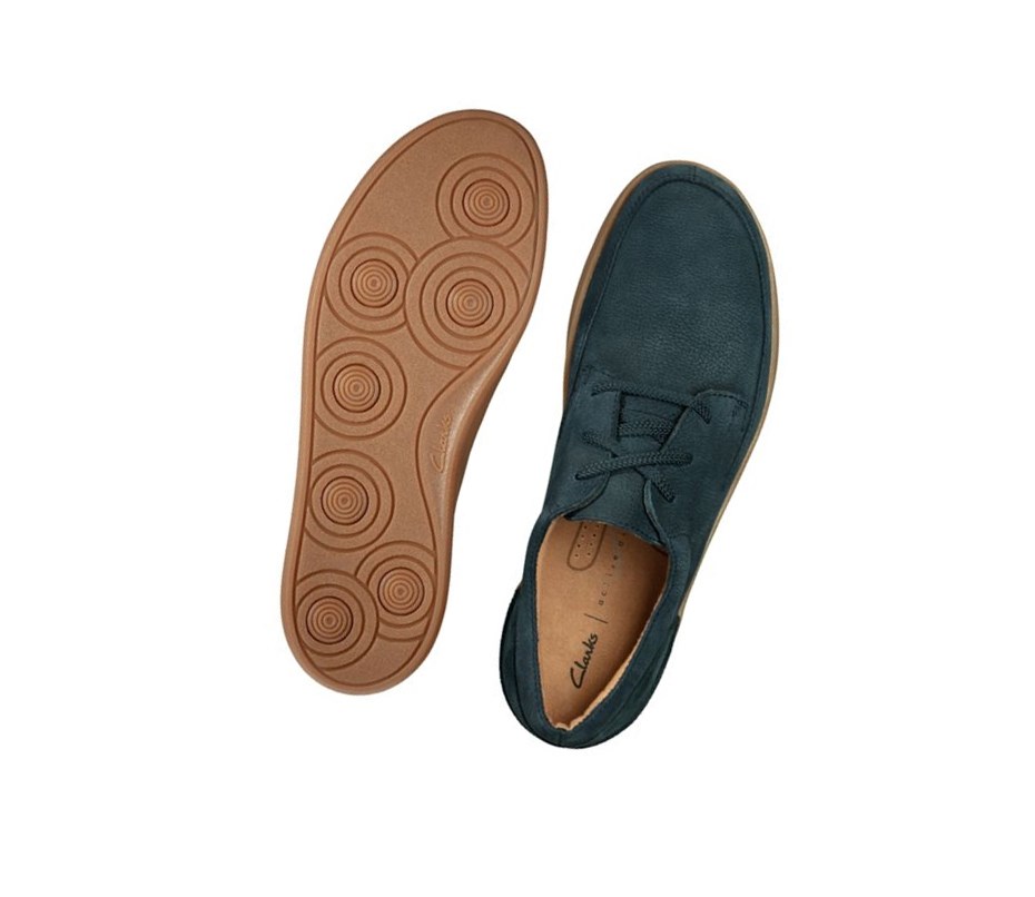 Clarks Oakland Craft Nubuck Semisove Casual Obuv Panske Námornícka Modrá | LTUI-54270