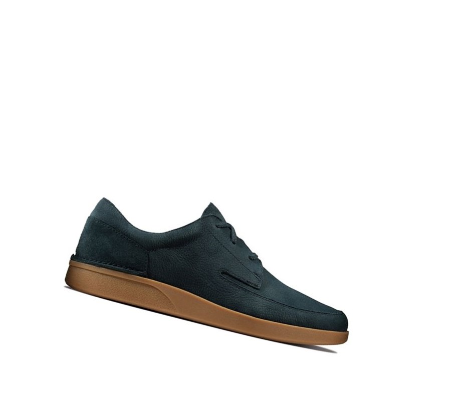 Clarks Oakland Craft Nubuck Semisove Casual Obuv Panske Námornícka Modrá | LTUI-54270