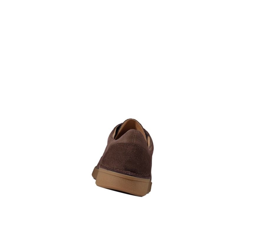 Clarks Oakland Craft Nubuck Semisove Casual Obuv Panske Tmavo Hnede | OZIU-39708