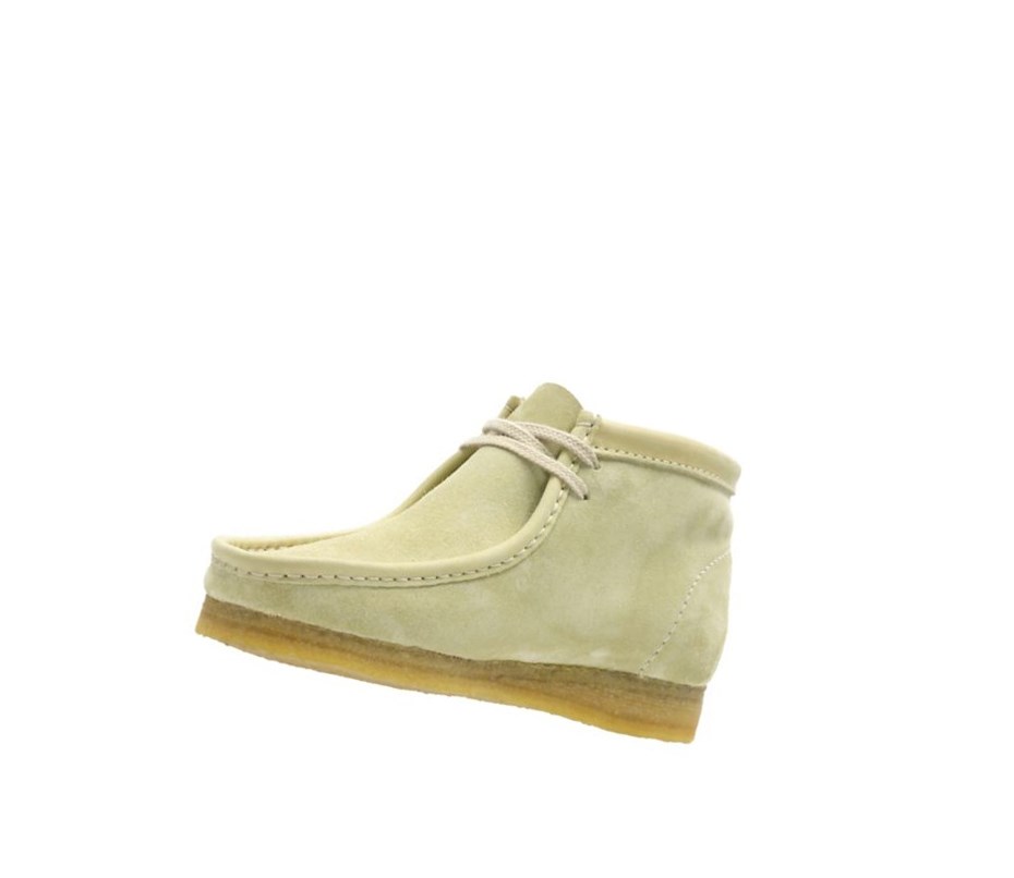 Clarks Original Semisove Wallabee Damske Svetlo Zelene | DXPR-09541