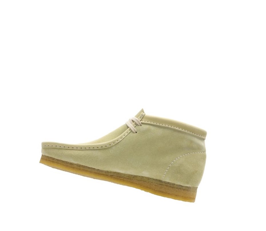 Clarks Original Semisove Wallabee Damske Svetlo Zelene | DXPR-09541