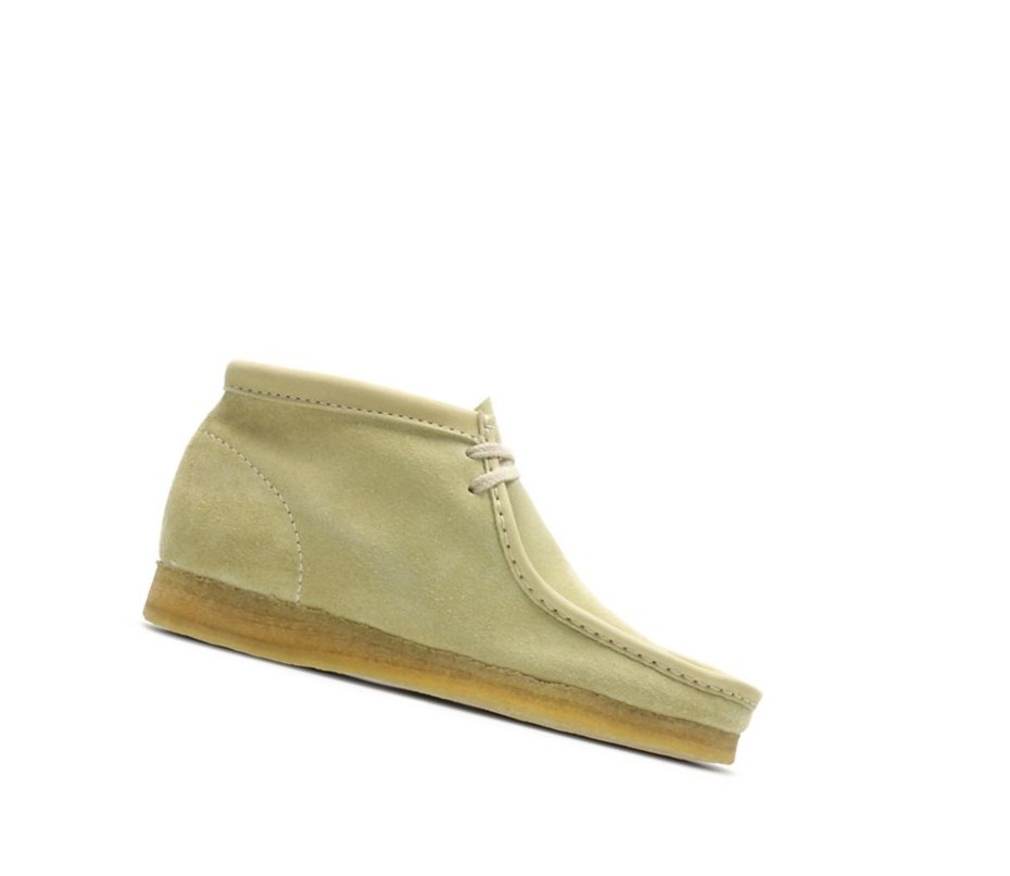 Clarks Original Semisove Wallabee Damske Svetlo Zelene | DXPR-09541