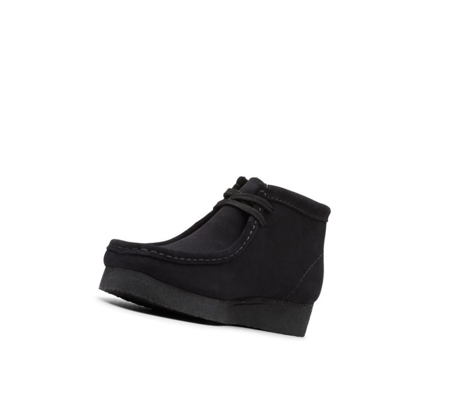 Clarks Original Semisove Wallabee Damske Čierne | FUZE-67490