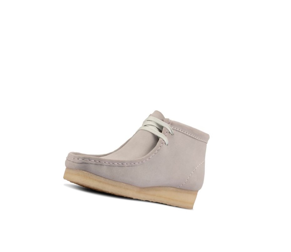 Clarks Original Semisove Wallabee Damske Modre Siva | RKIG-43721