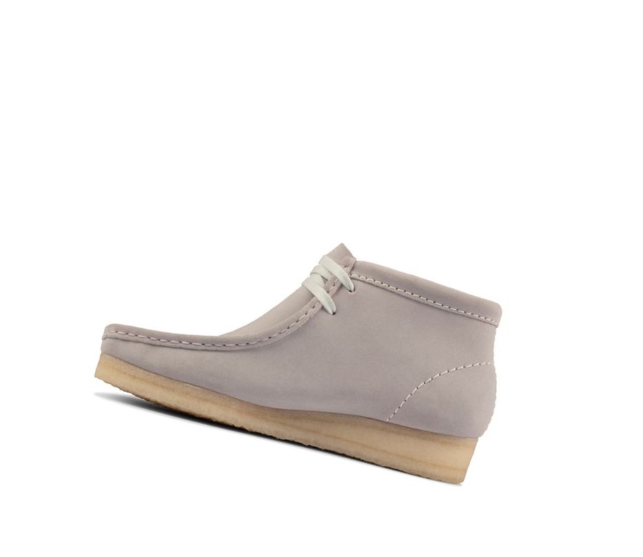 Clarks Original Semisove Wallabee Damske Modre Siva | RKIG-43721