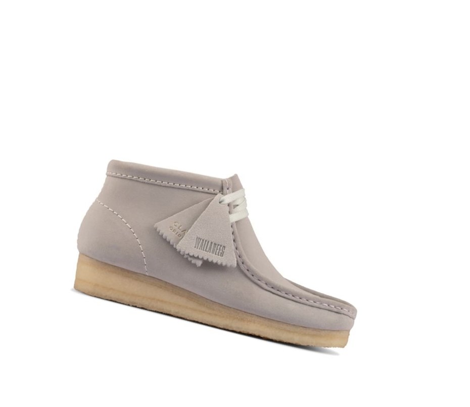 Clarks Original Semisove Wallabee Damske Modre Siva | RKIG-43721