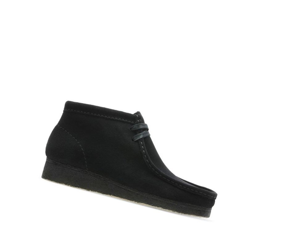 Clarks Original Semisove Wallabee Damske Čierne | UFMH-42167